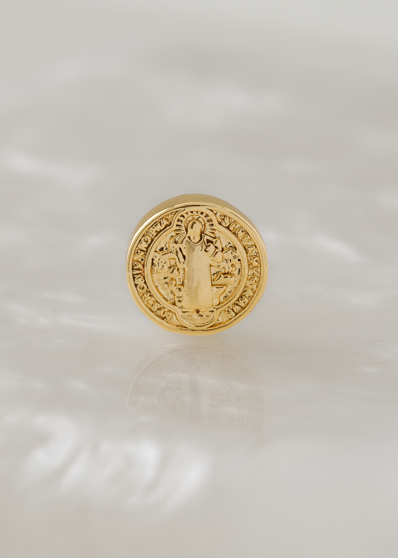 Anillo + Pulsera de Protección San Benito 18k 🪙 | Regalo 🎁
