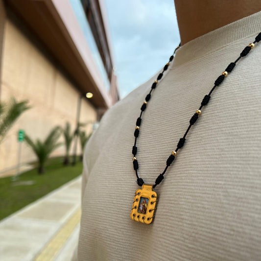 Escapulario Dorado de protección